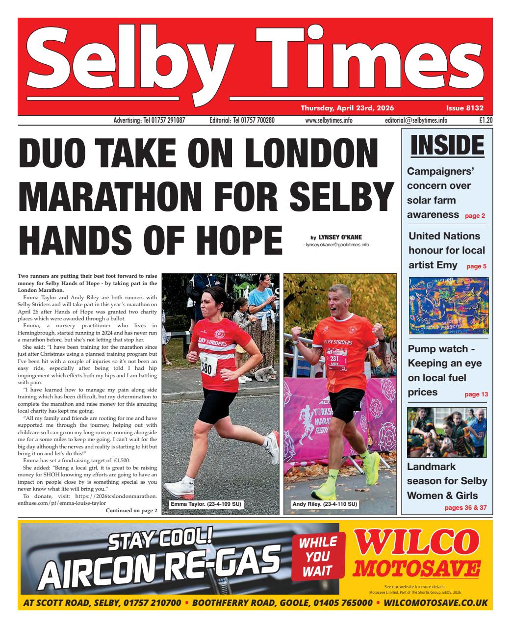 Selby Times Preview Pages