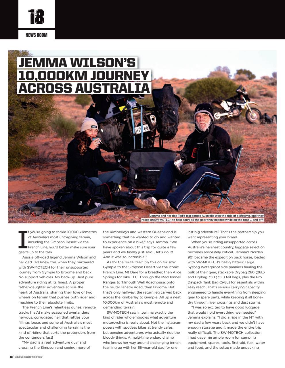 Australian Adventure Bike Preview Pages