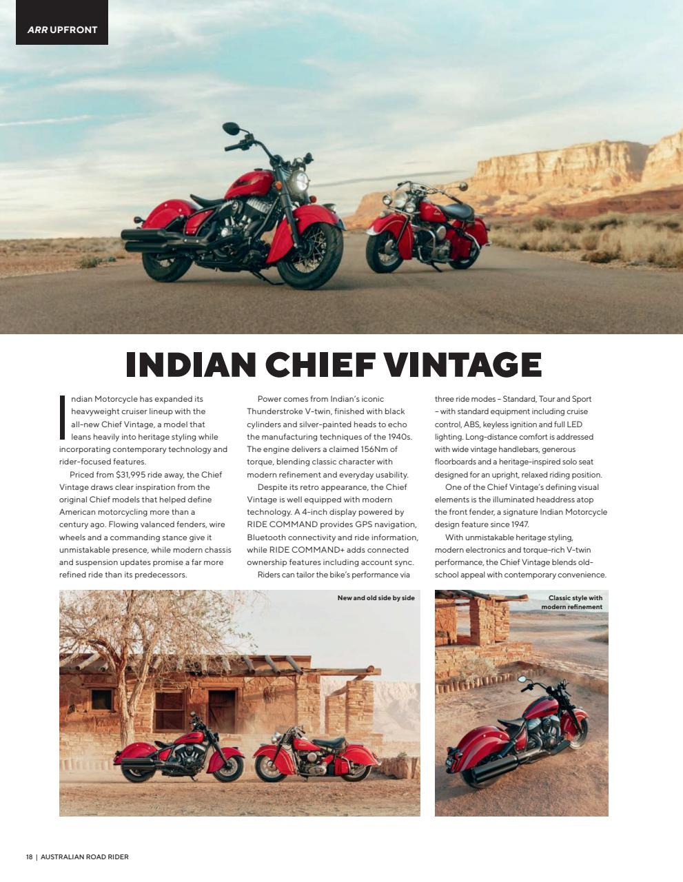 Australian Road Rider Preview Pages