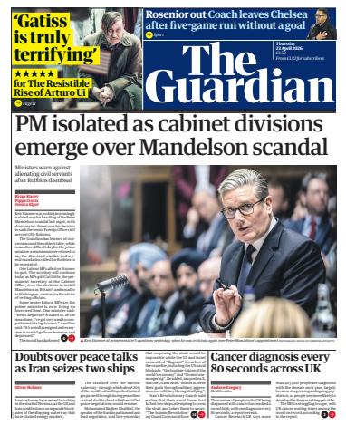 The Guardian Newspaper issue Thursday, 23 April 2026