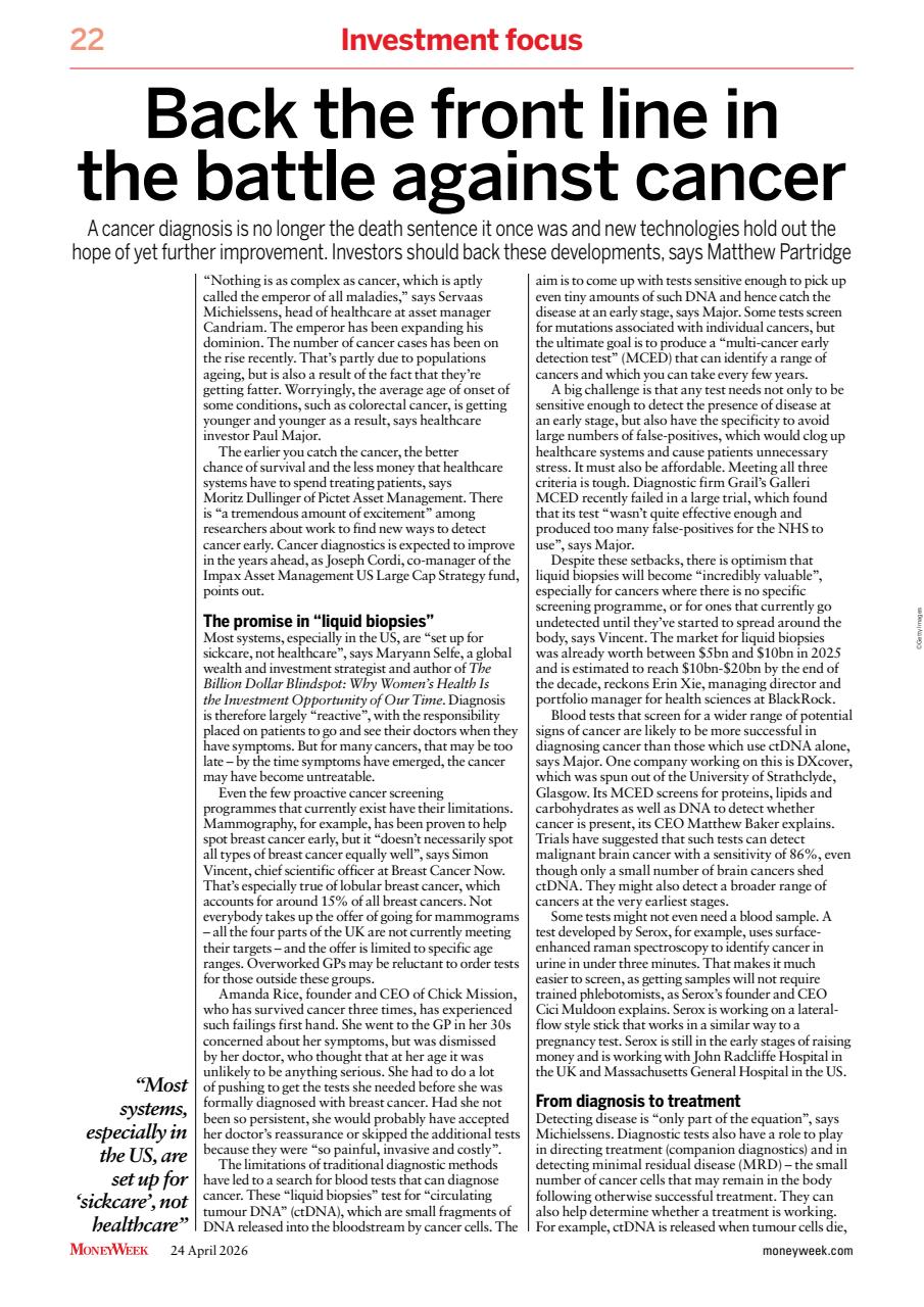 MoneyWeek Preview Pages