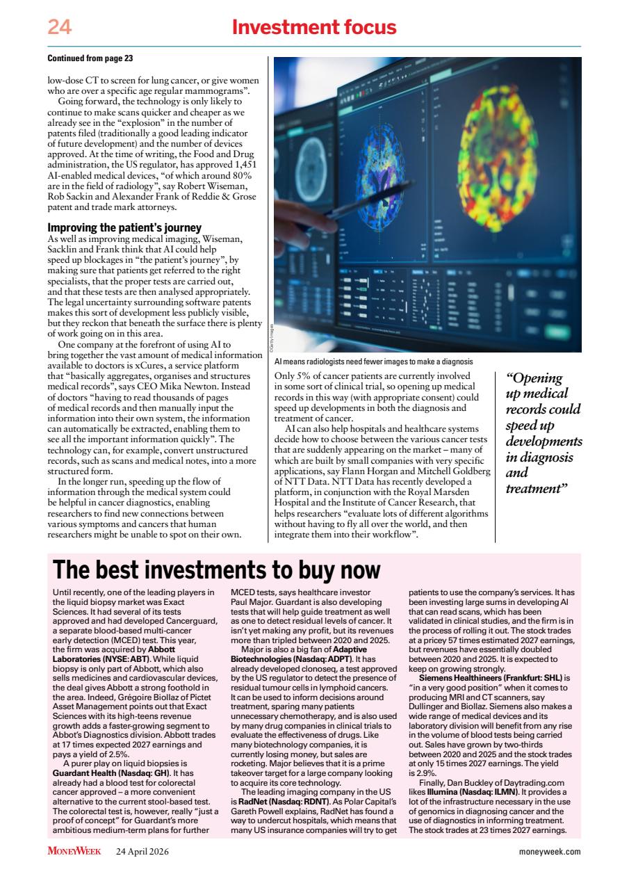 MoneyWeek Preview Pages
