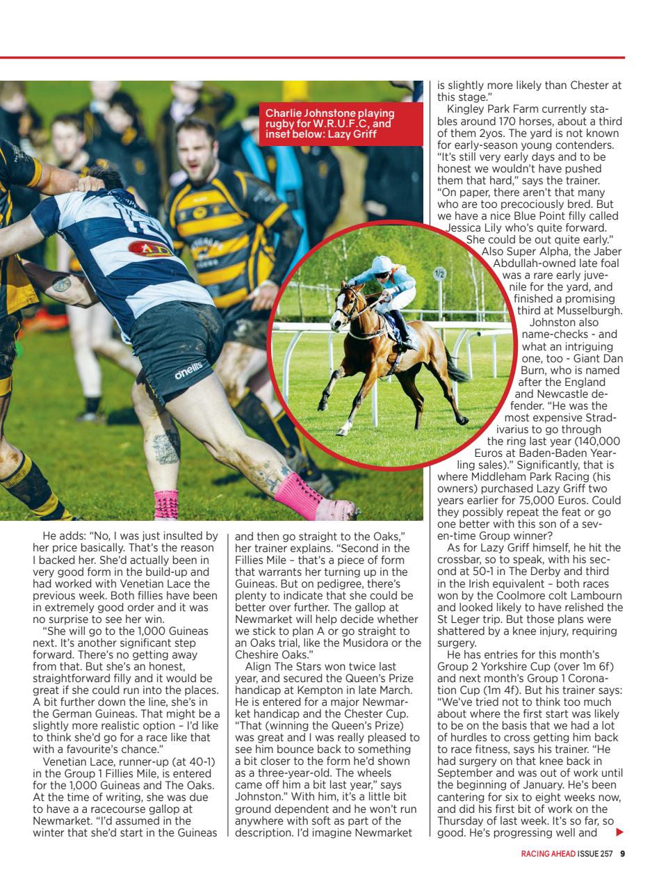 Racing Ahead Preview Pages