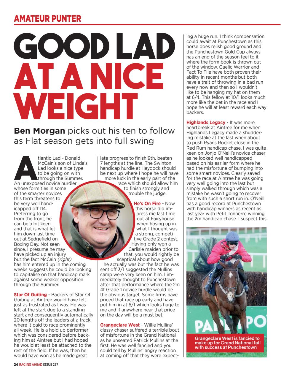 Racing Ahead Preview Pages