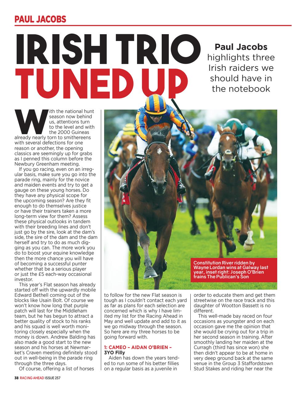 Racing Ahead Preview Pages