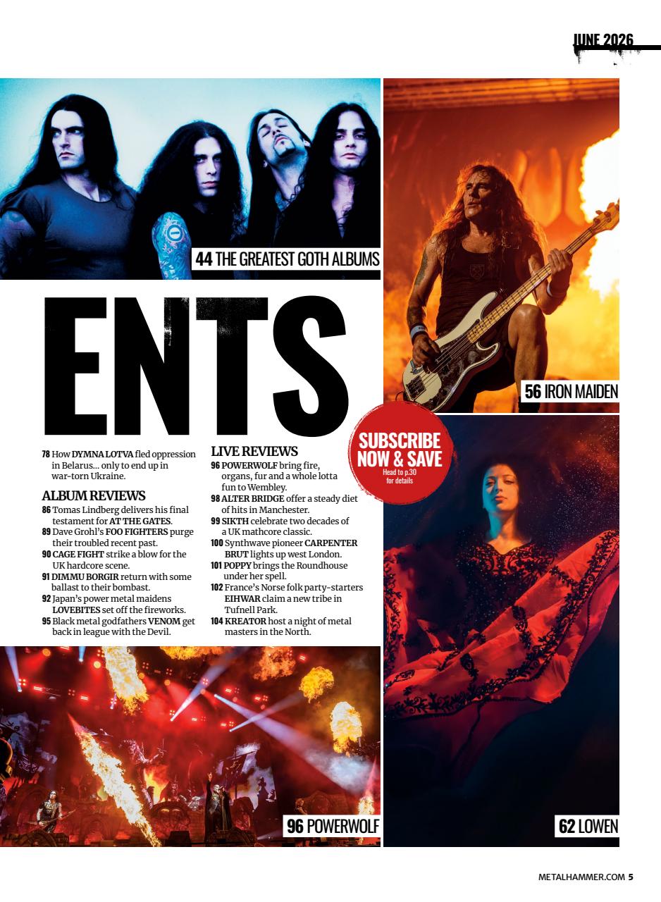 Metal Hammer Preview Pages