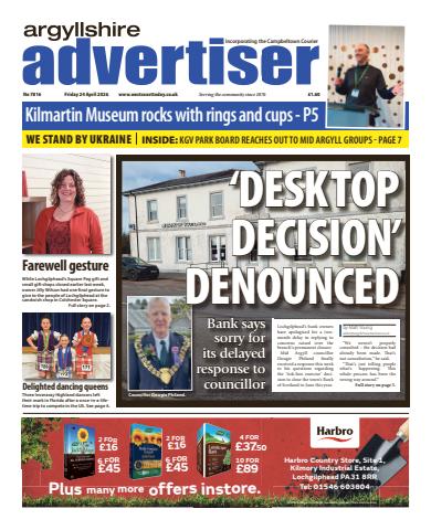 Argyllshire Advertiser issue Friday, April 24, 2026