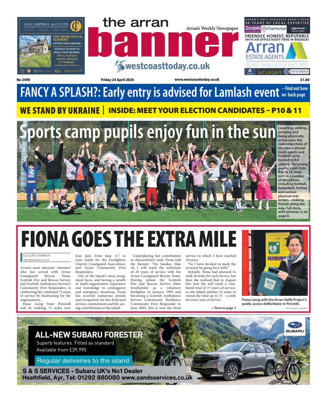 Arran Banner Preview Pages
