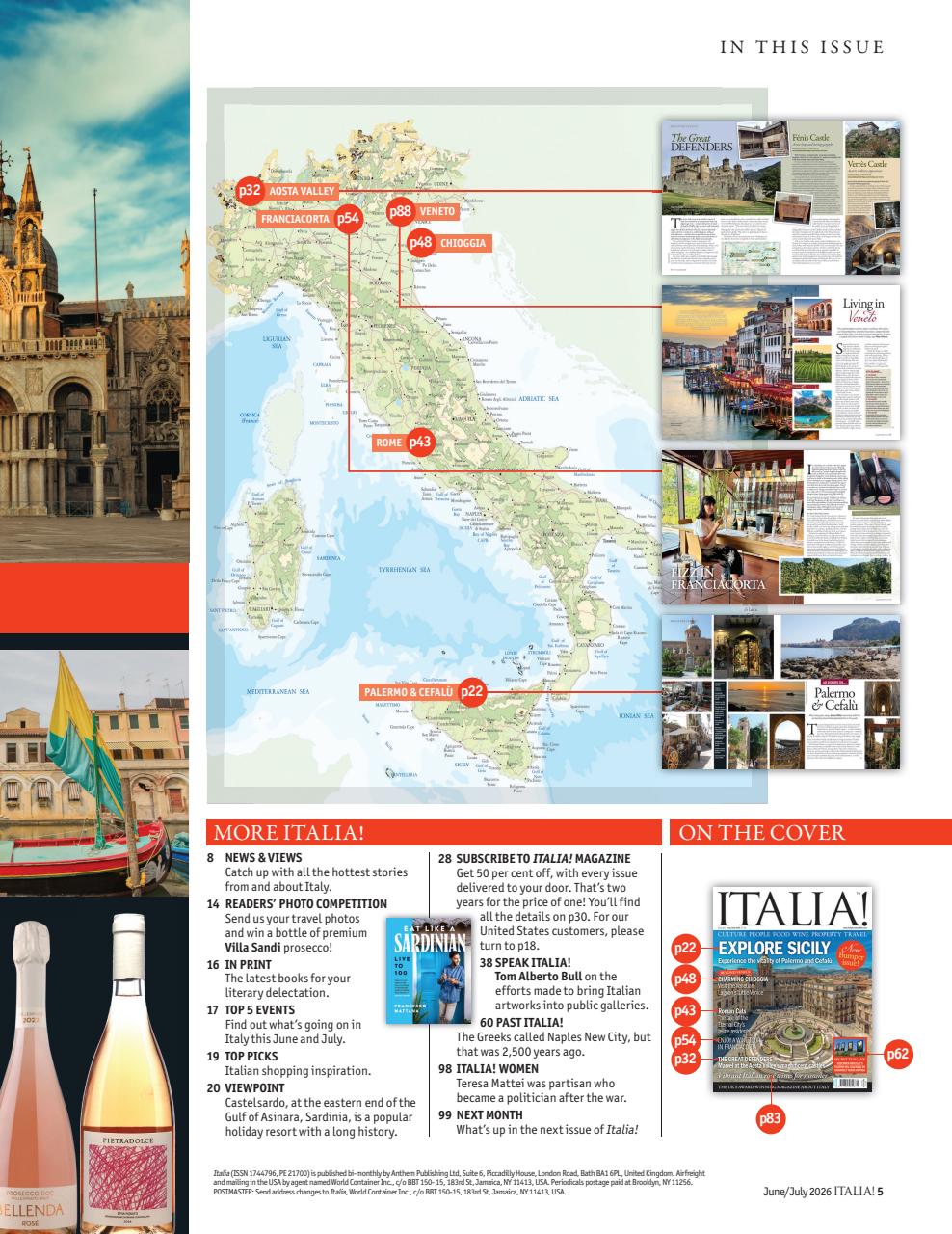 Italia! Preview Pages