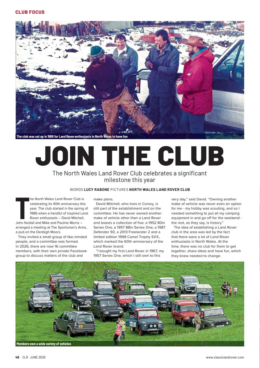 Classic Land Rover Magazine Preview Pages
