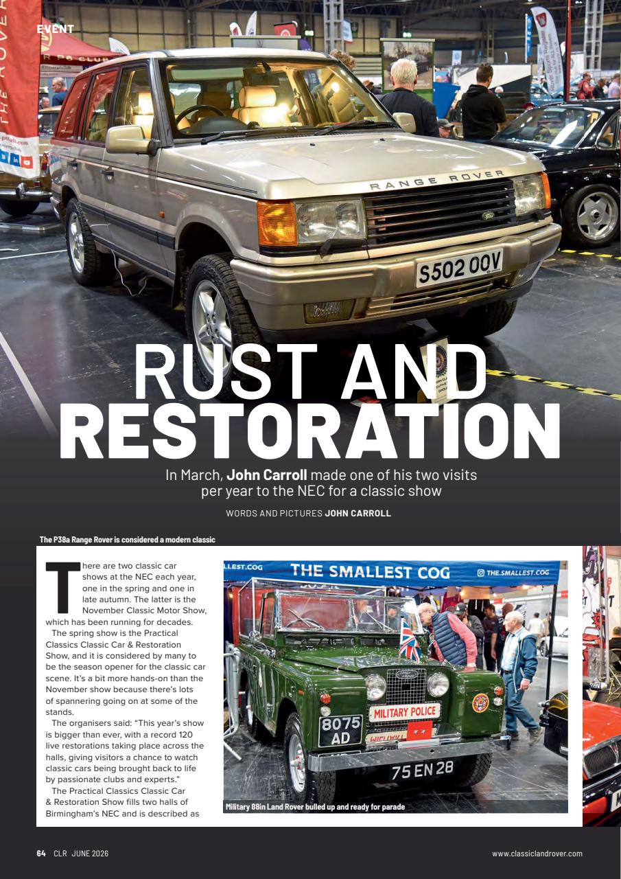 Classic Land Rover Magazine Preview Pages