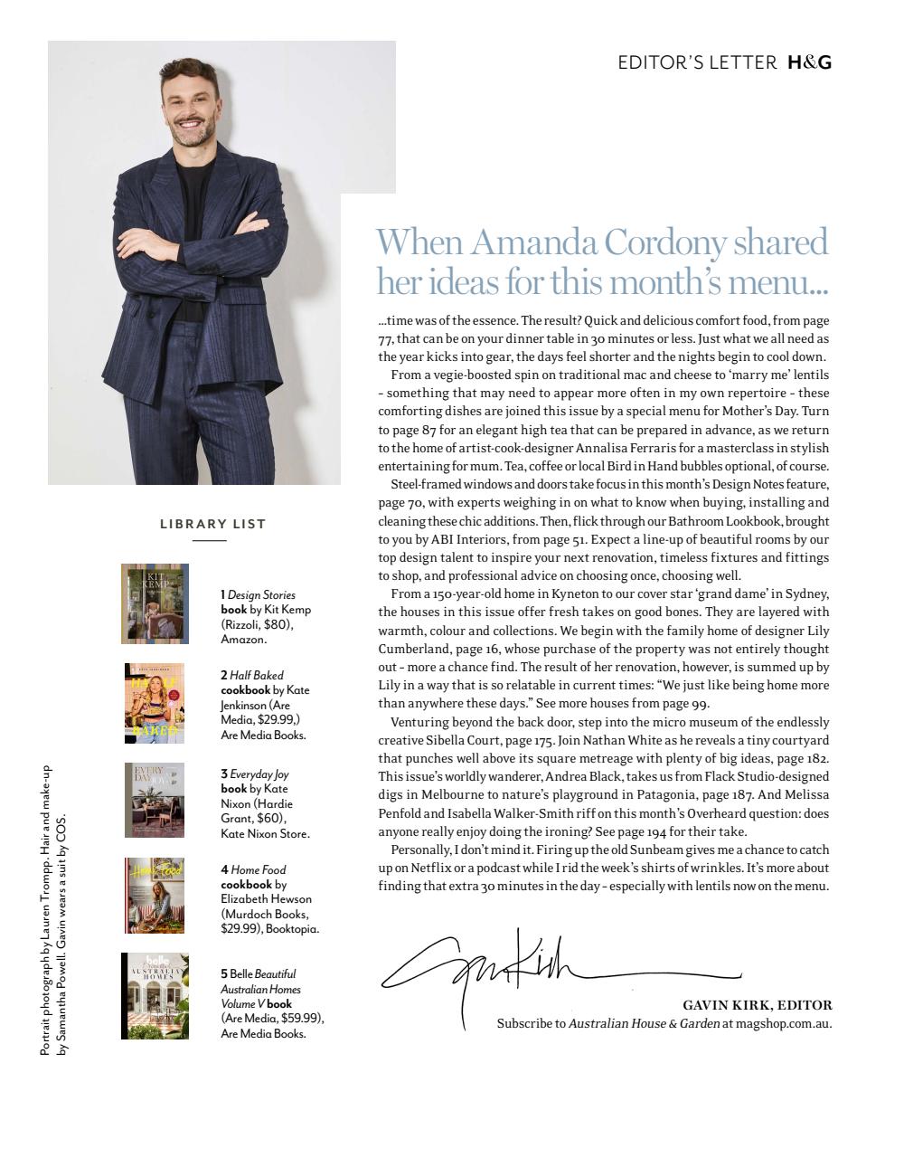 Australian House and Garden Preview Pages