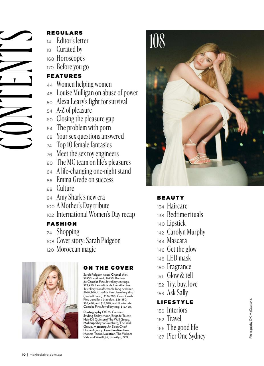 Marie Claire Australia Preview Pages