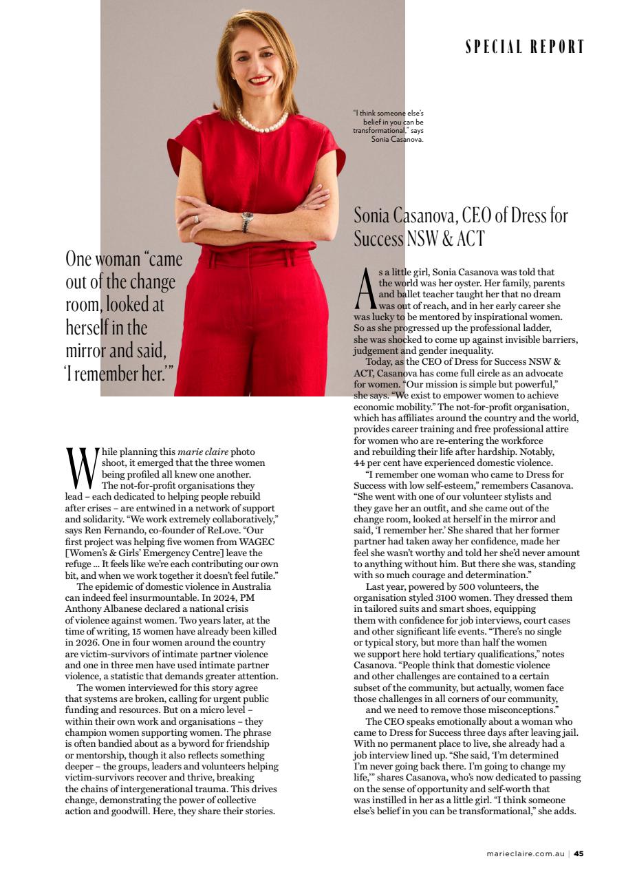 Marie Claire Australia Preview Pages