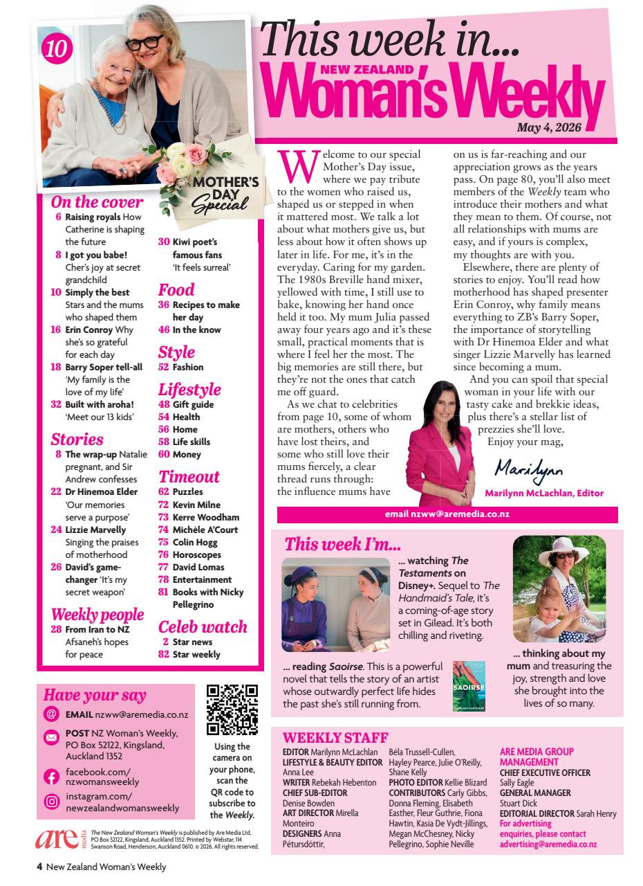 NZ Woman's Weekly Preview Pages