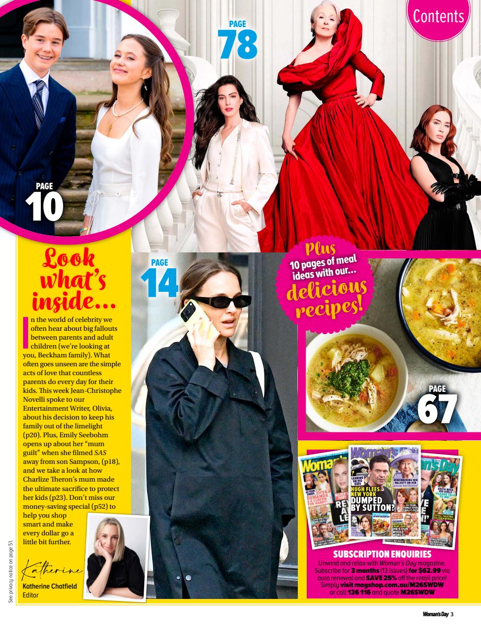 Woman's Day Australia Preview Pages