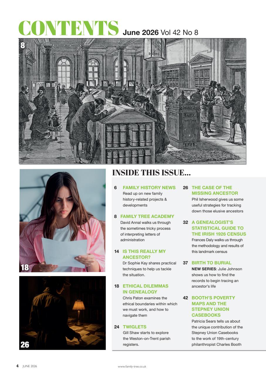 Family Tree Preview Pages