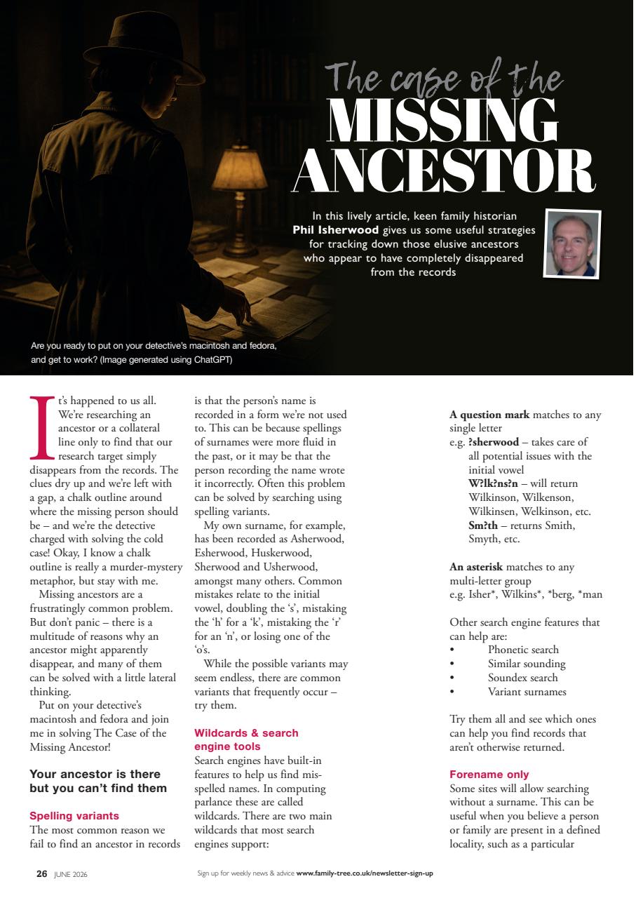 Family Tree Preview Pages
