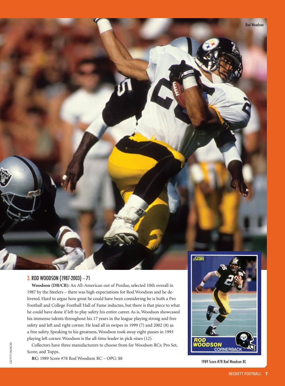 Beckett Football Magazine Preview Pages