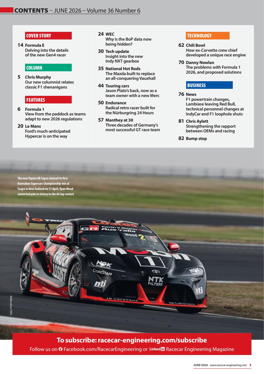 Racecar Engineering Preview Pages