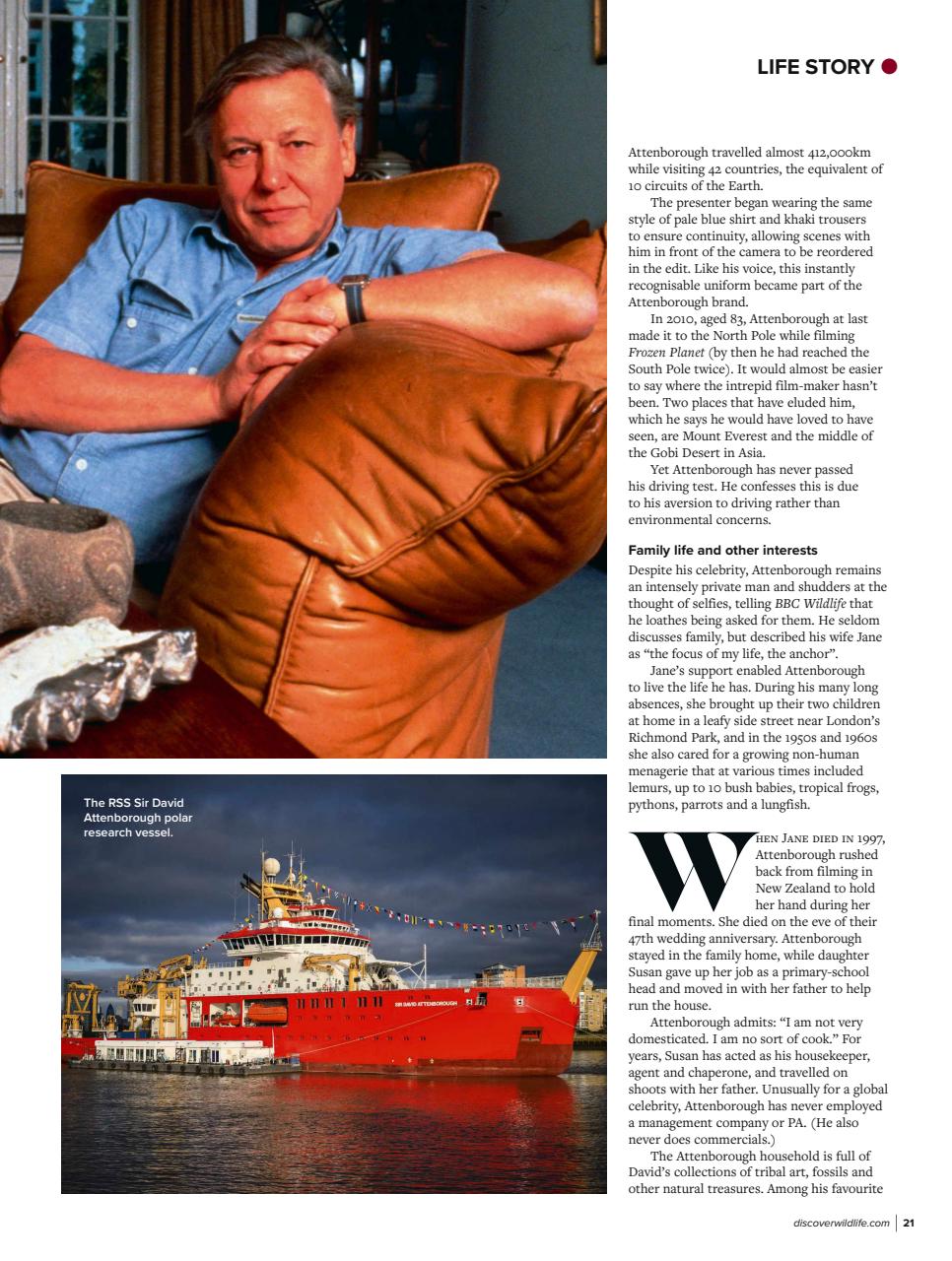 BBC Wildlife Magazine Preview Pages