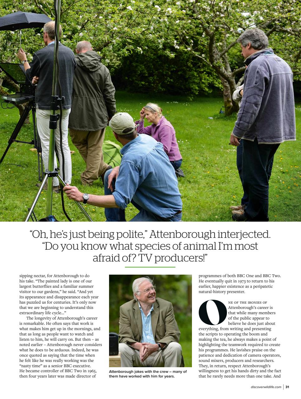BBC Wildlife Magazine Preview Pages