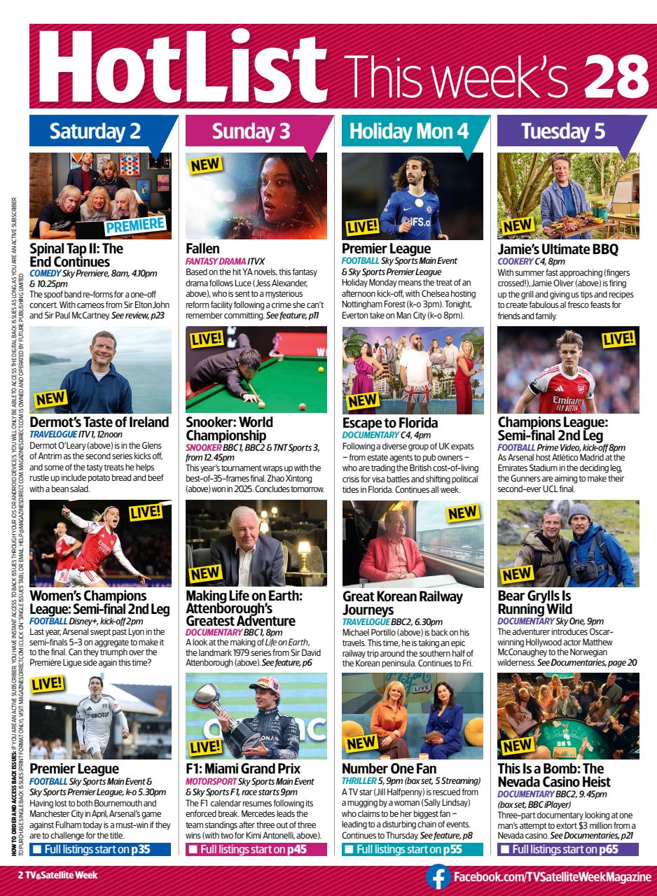 TV & Satellite Week Preview Pages