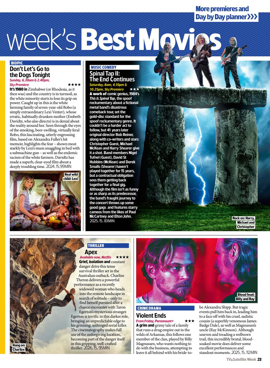 TV & Satellite Week Preview Pages