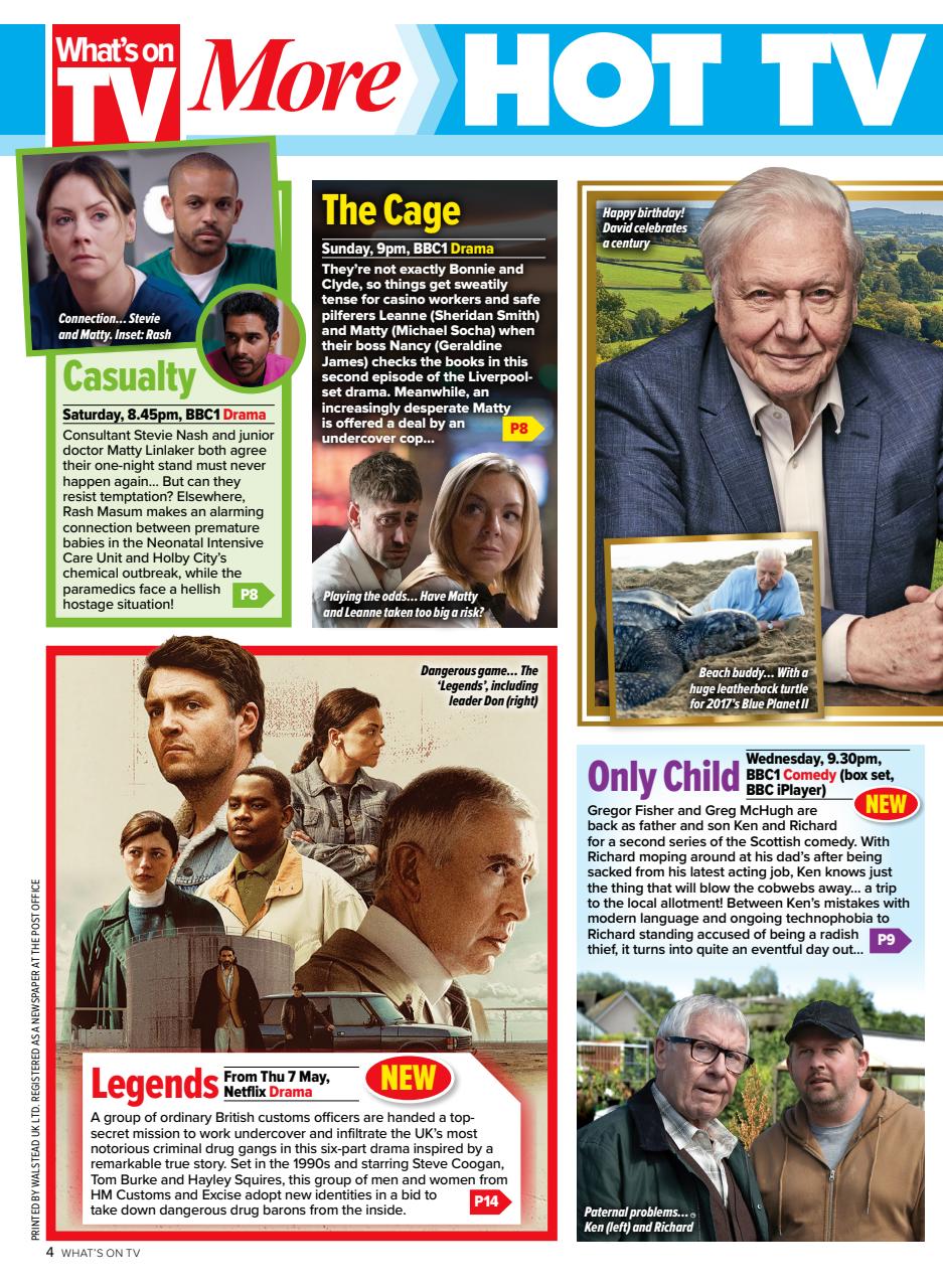 What's on TV Preview Pages