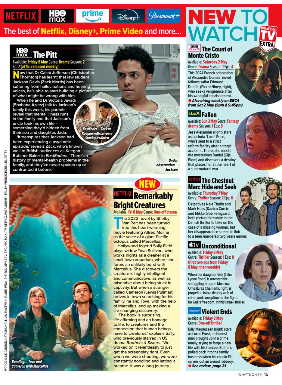 What's on TV Preview Pages