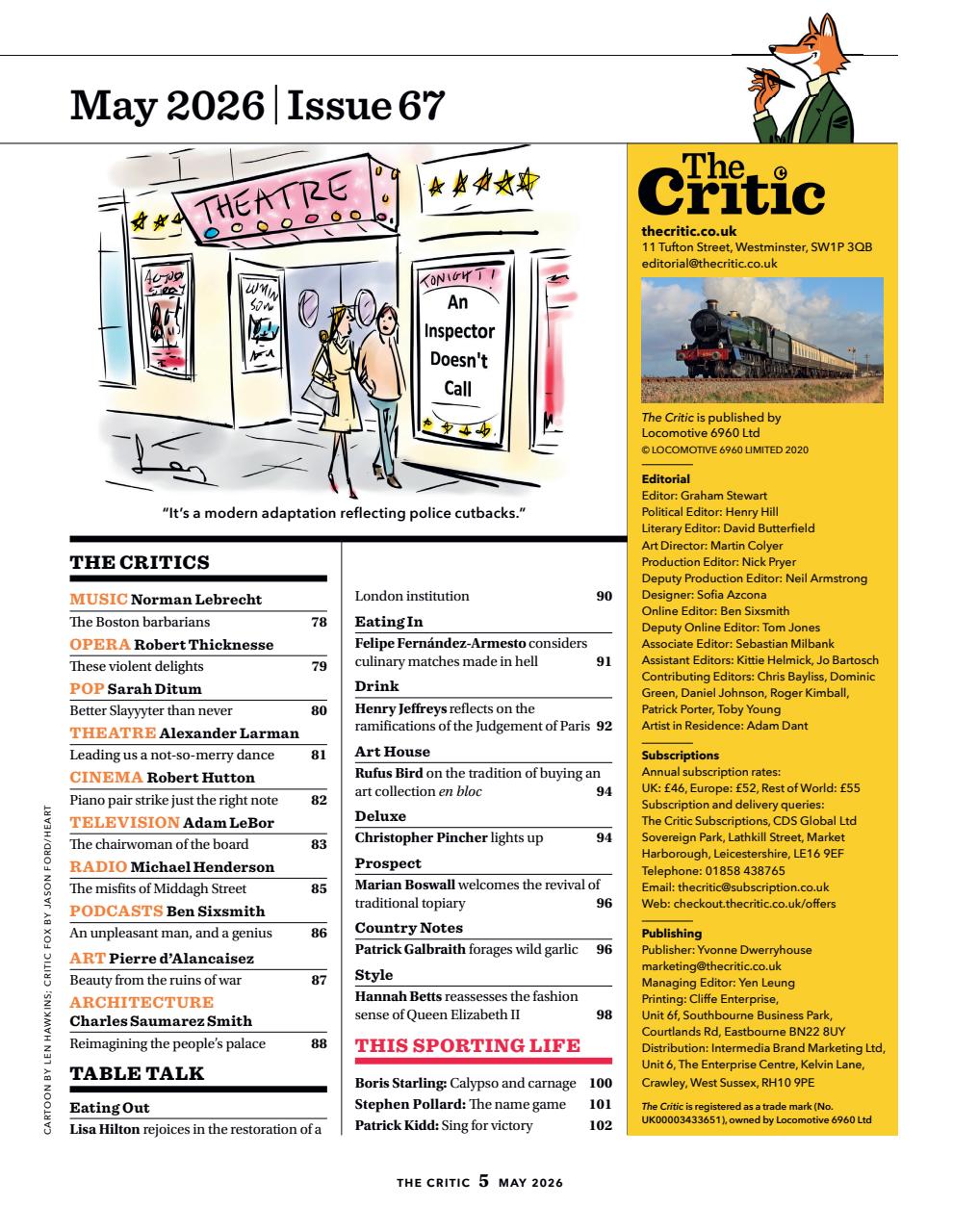 The Critic Preview Pages