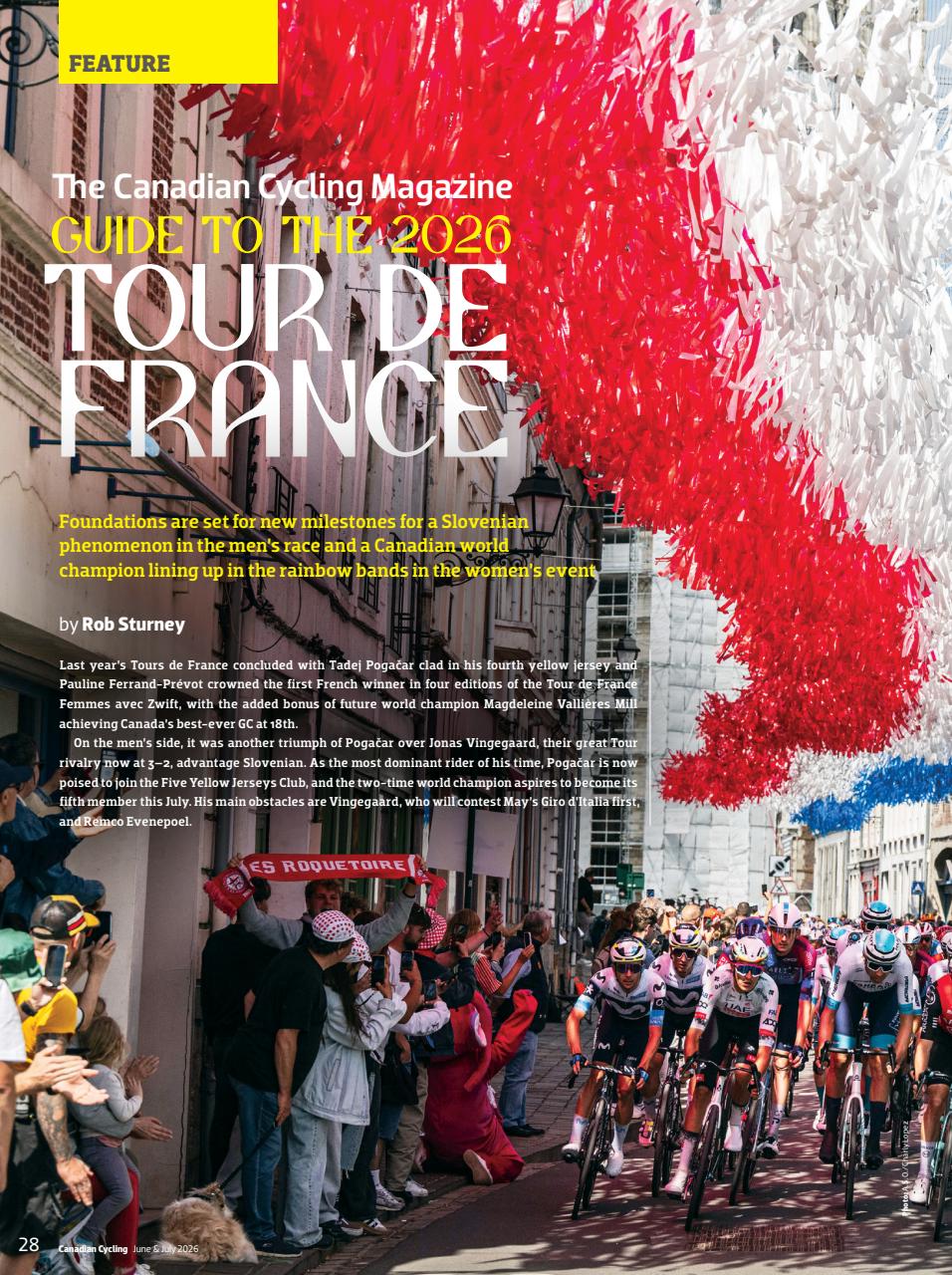 Canadian Cycling Magazine Preview Pages