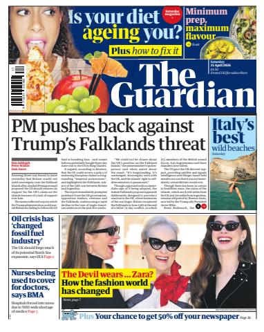 The Guardian Newspaper issue Saturday, 25 April 2026