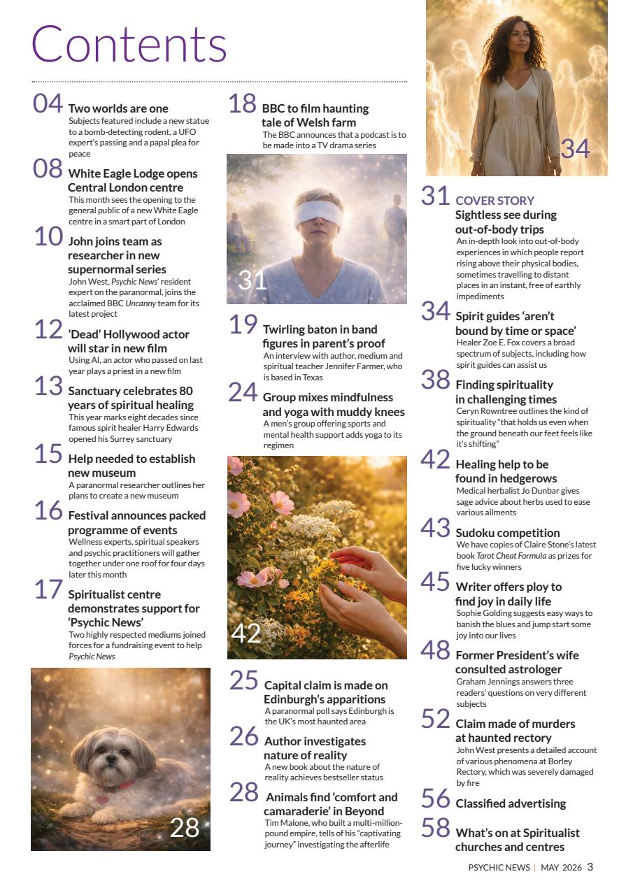 Psychic News Preview Pages