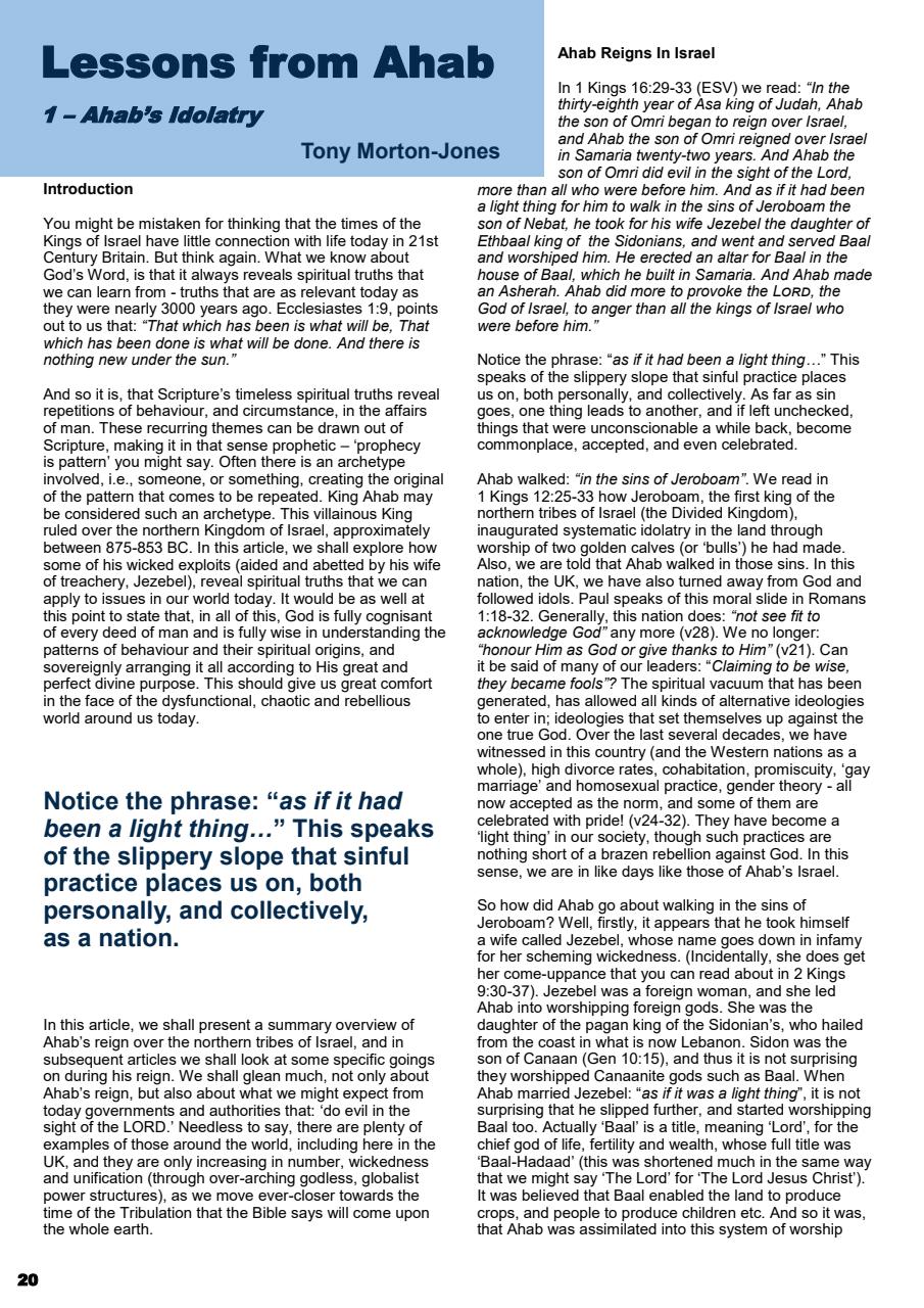 Prophetic Witness Preview Pages
