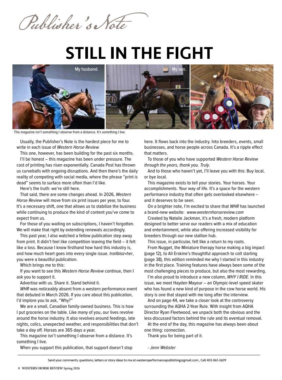 Western Horse Review Preview Pages