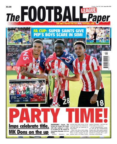 The Football League Paper issue 26th April 2026