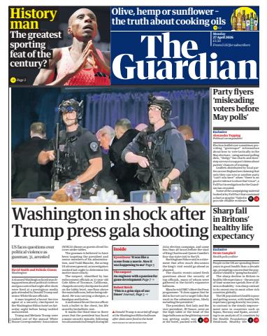 The Guardian Newspaper issue Monday, 27 April 2026
