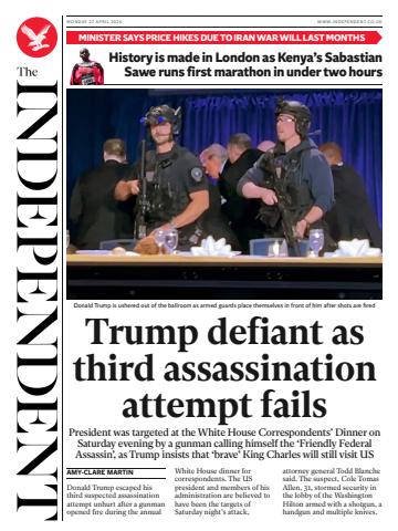 Monday, 27 April 2026 issue Monday, 27 April 2026