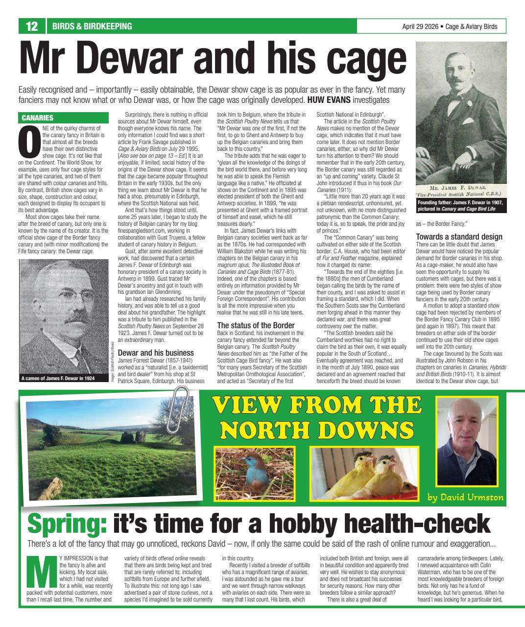 Cage & Aviary Birds Preview Pages