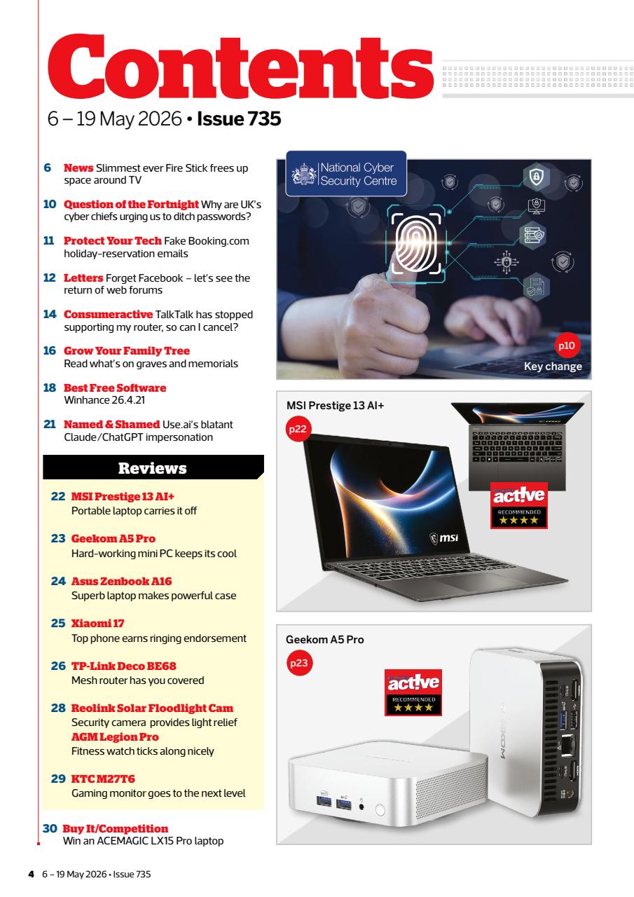 Computer Active Preview Pages