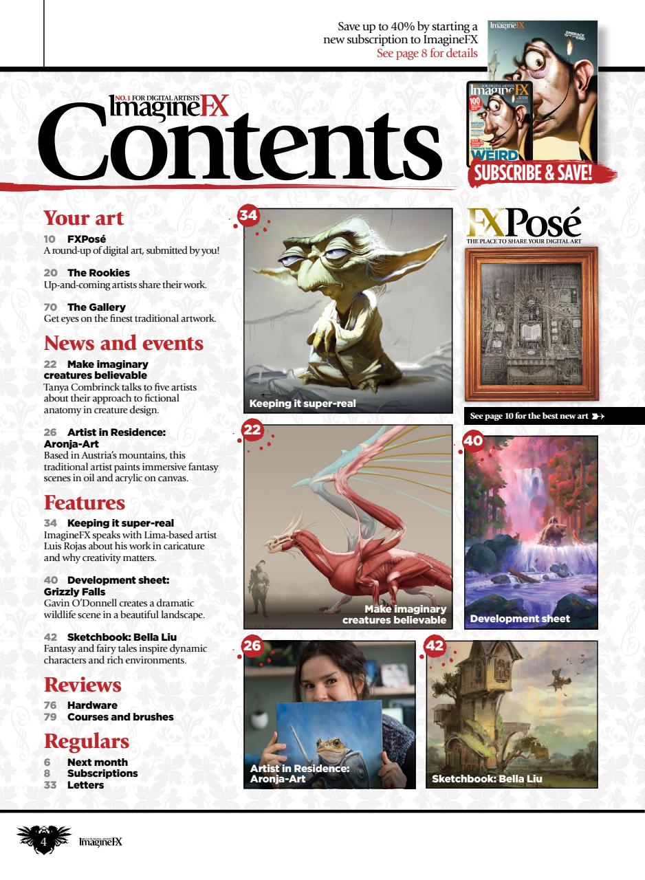 ImagineFX Preview Pages