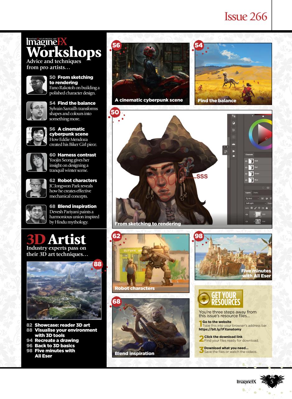 ImagineFX Preview Pages