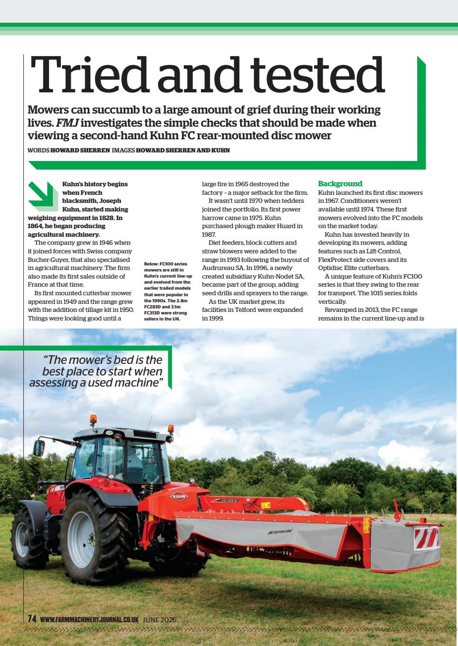 Farm Machinery Journal Preview Pages