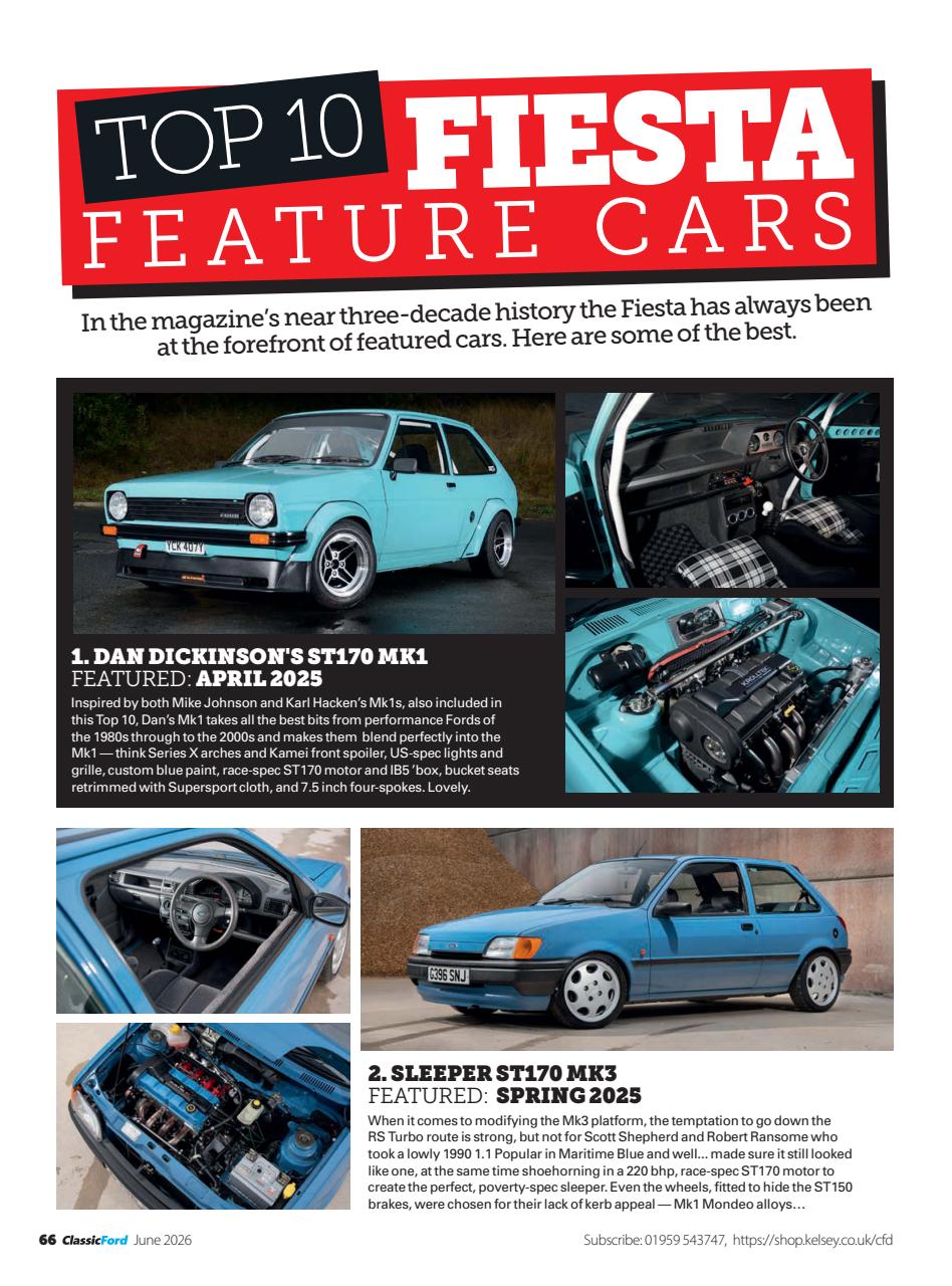 Classic Ford Preview Pages