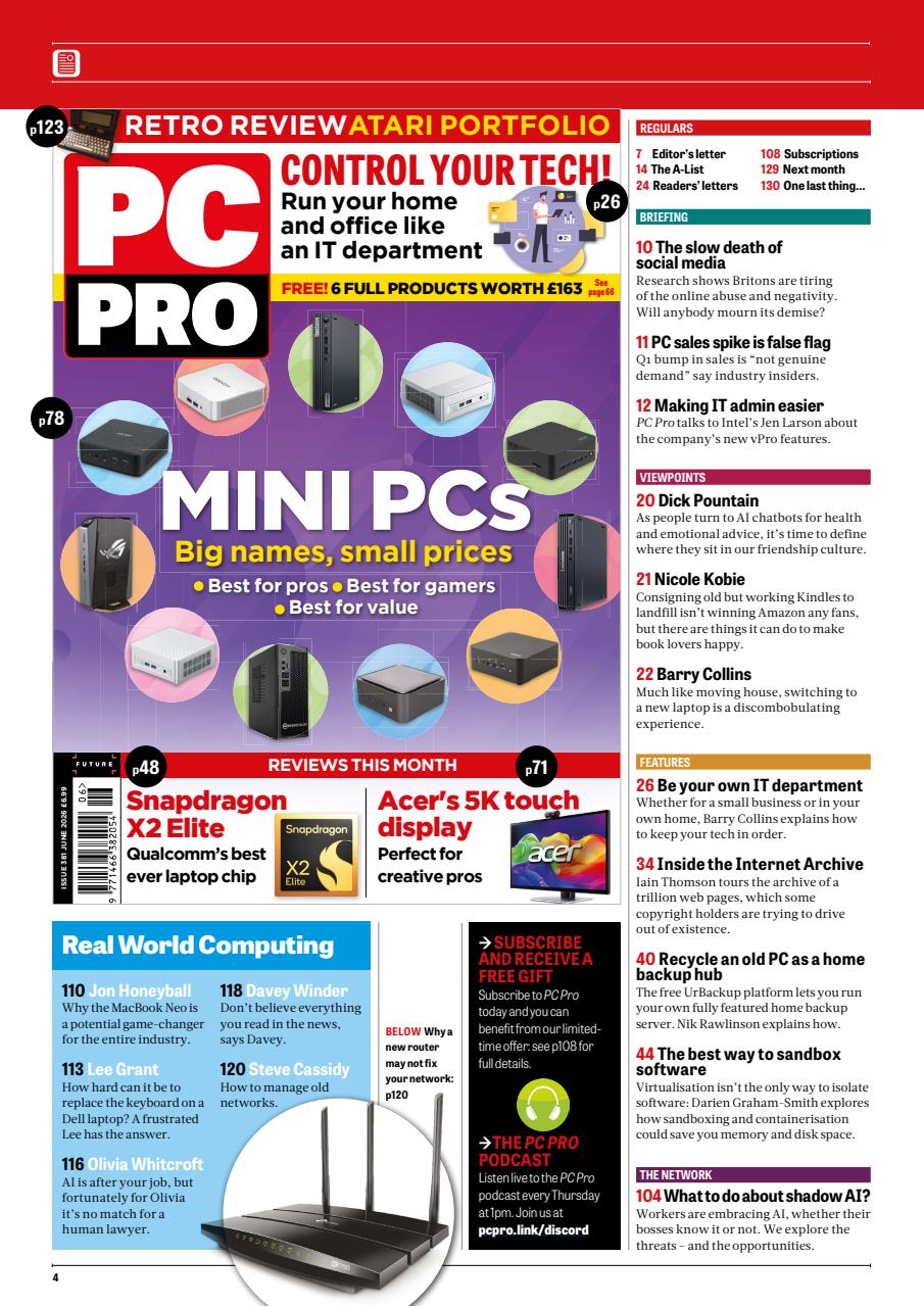 PC Pro Preview Pages