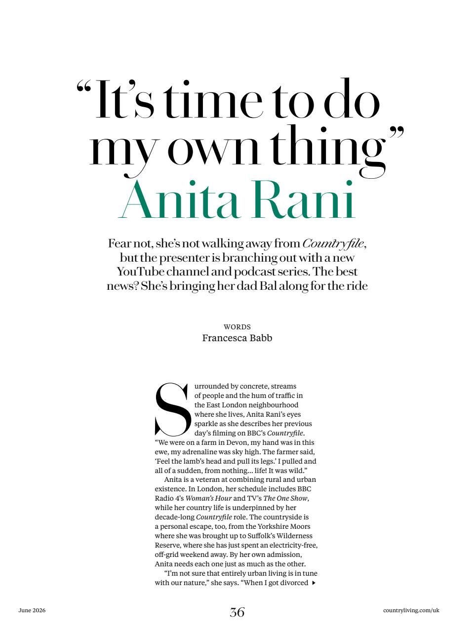 Country Living Preview Pages