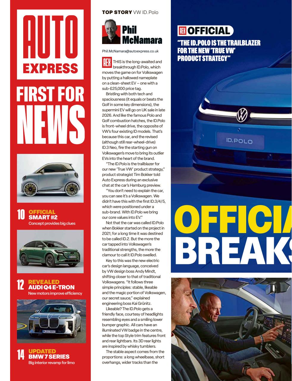 Auto Express Preview Pages