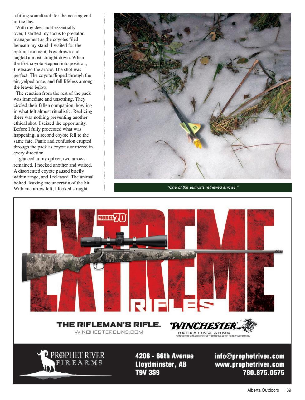 Alberta Outdoors Preview Pages