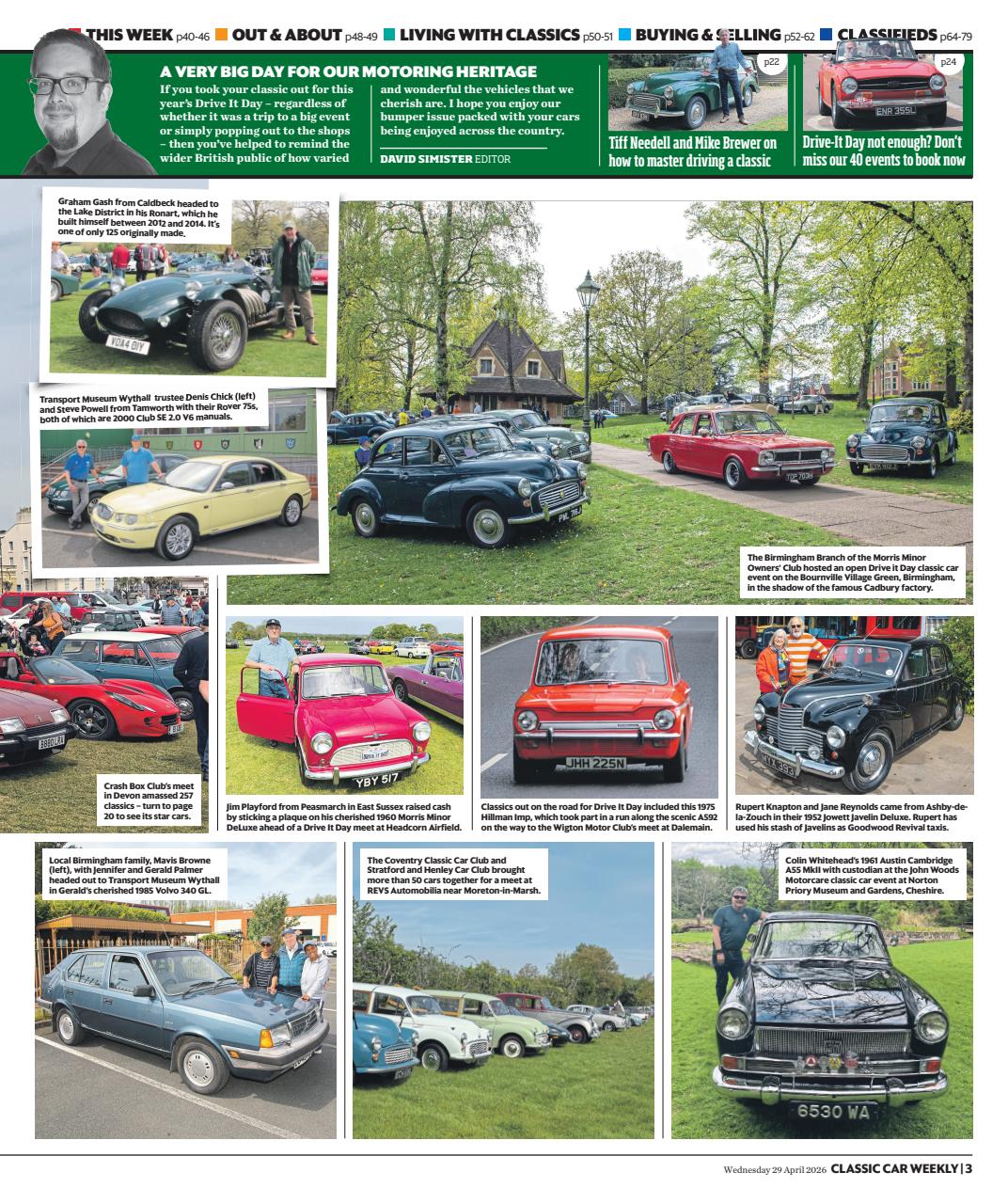 Classic Car Weekly Preview Pages